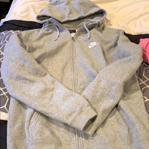 Gray NIKE MEN’S Zip Up Hoodie